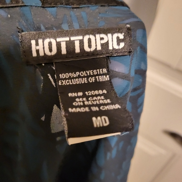 Hot Topic Duster M Blue Black - Picture 3 of 6
